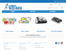 Tablet Screenshot of labelwiz.com